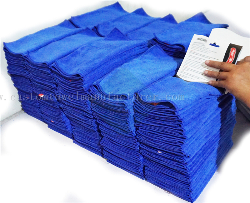 China Bulk wholesale Custom sport microfibre towel supplier|Bulk Bespoke Blue Sport Sweat Quick Dry Towel Factory for Greece Africa